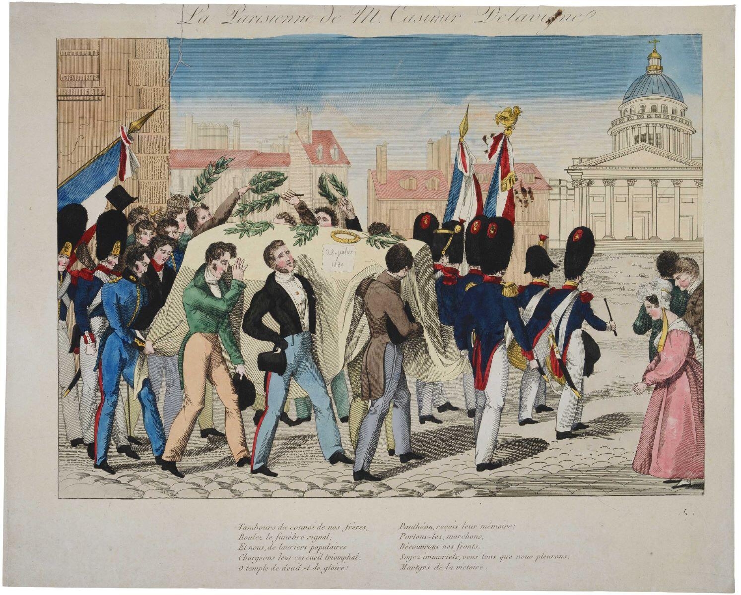 La Parisienne de M. Casimir Delavigne. (titre inscrit)